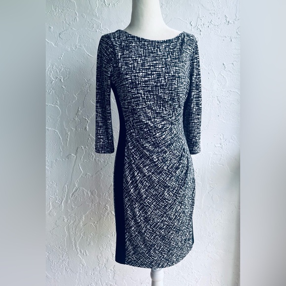 RALPH LAUREN DRESS BLACK AND WHITE SIZE 4P - Picture 6 of 16